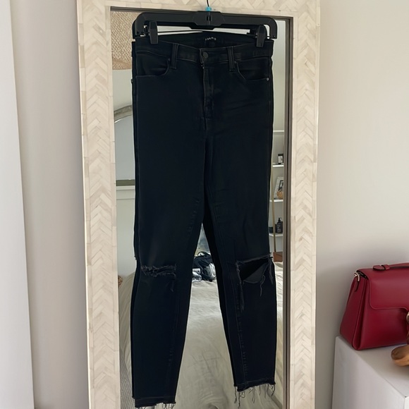 JBrand Alana High Rise Crop Jeans in Offbeat - Picture 5 of 5